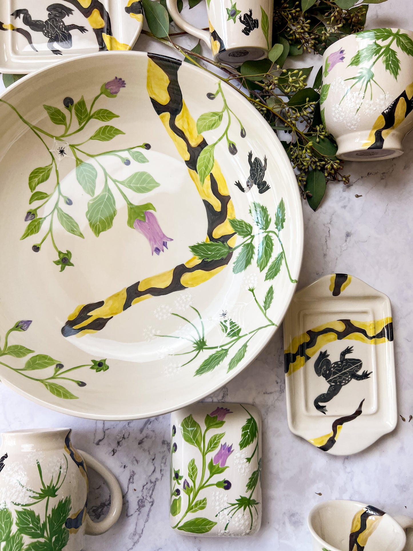 Poison Garden Serving Bowl