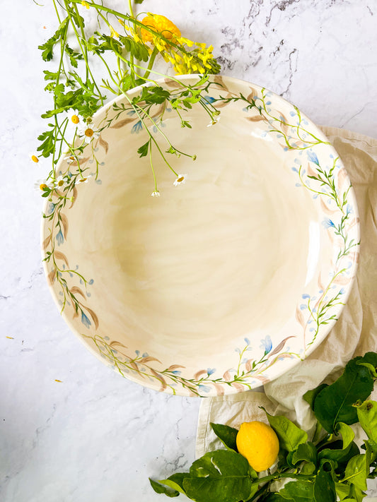 Garden Serving Bowl