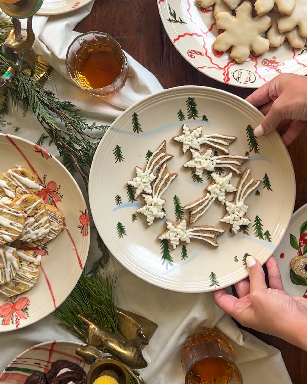 Tree Hunt Cookie Plate