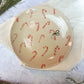 Candy Cane Cookie Plate