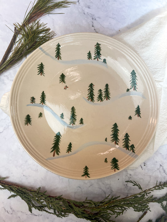 Tree Hunt Cookie Plate